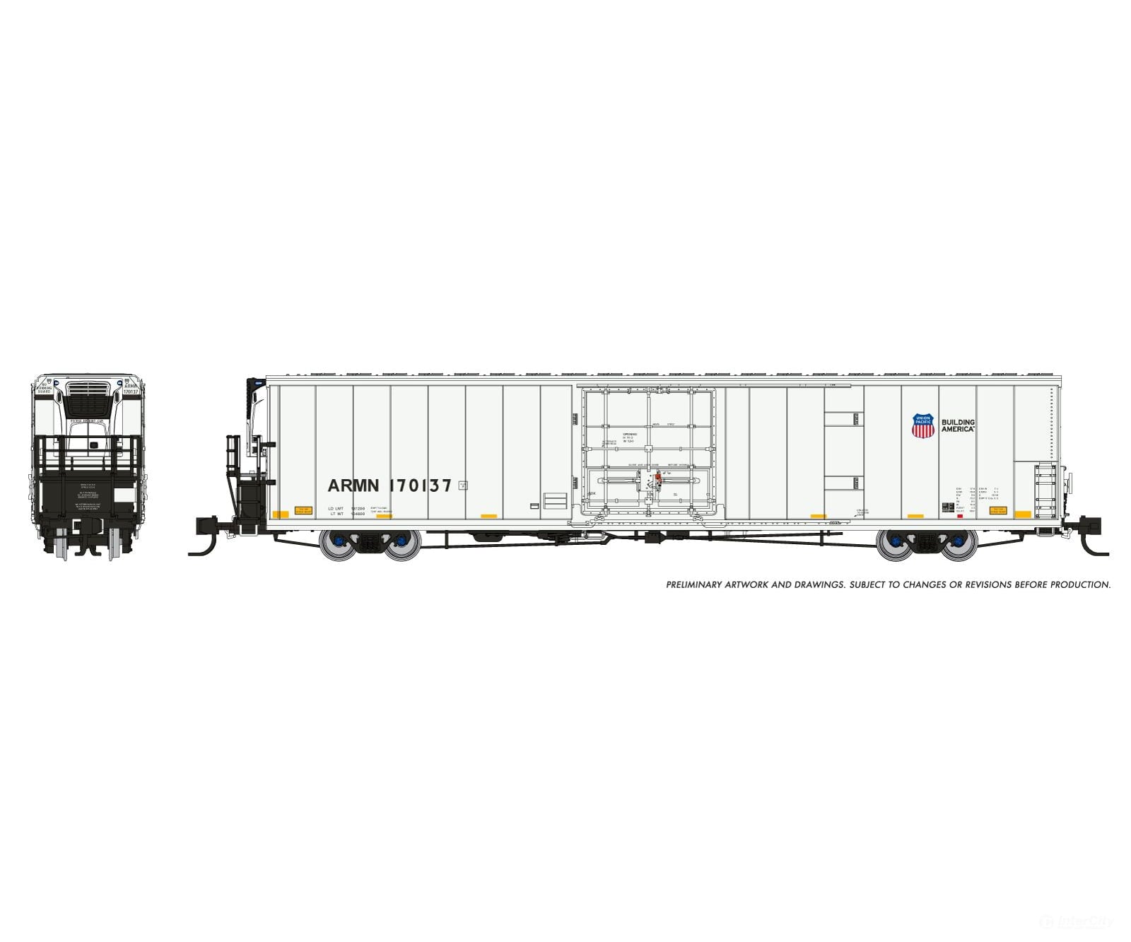 Rapido 567004A N Greenbrier 7780cuft Reefer: Union Pacific: Single Car #1 - Freight Cars