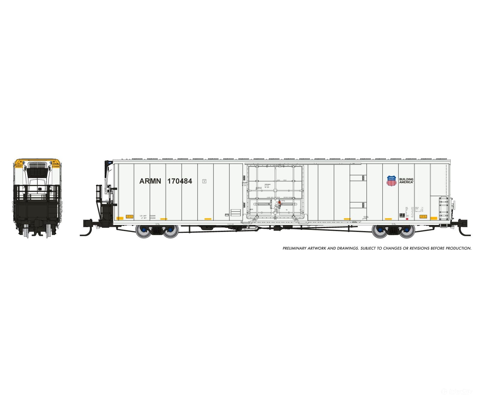 Rapido 567005A N Greenbrier 7780cuft Reefer: Union Pacific: Single Car #2 - Freight Cars