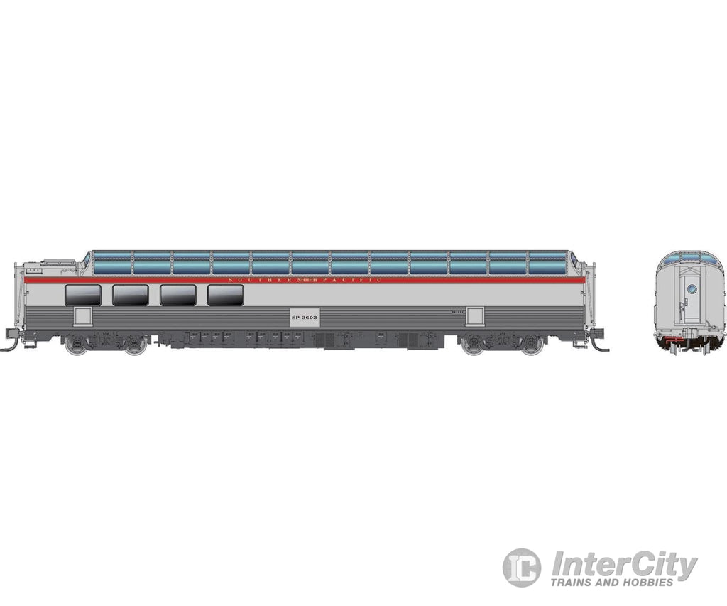 Rapido 575006 N Sp Dome-Lounge W/Fluted Sides: - General Service: #3603 Passenger Cars