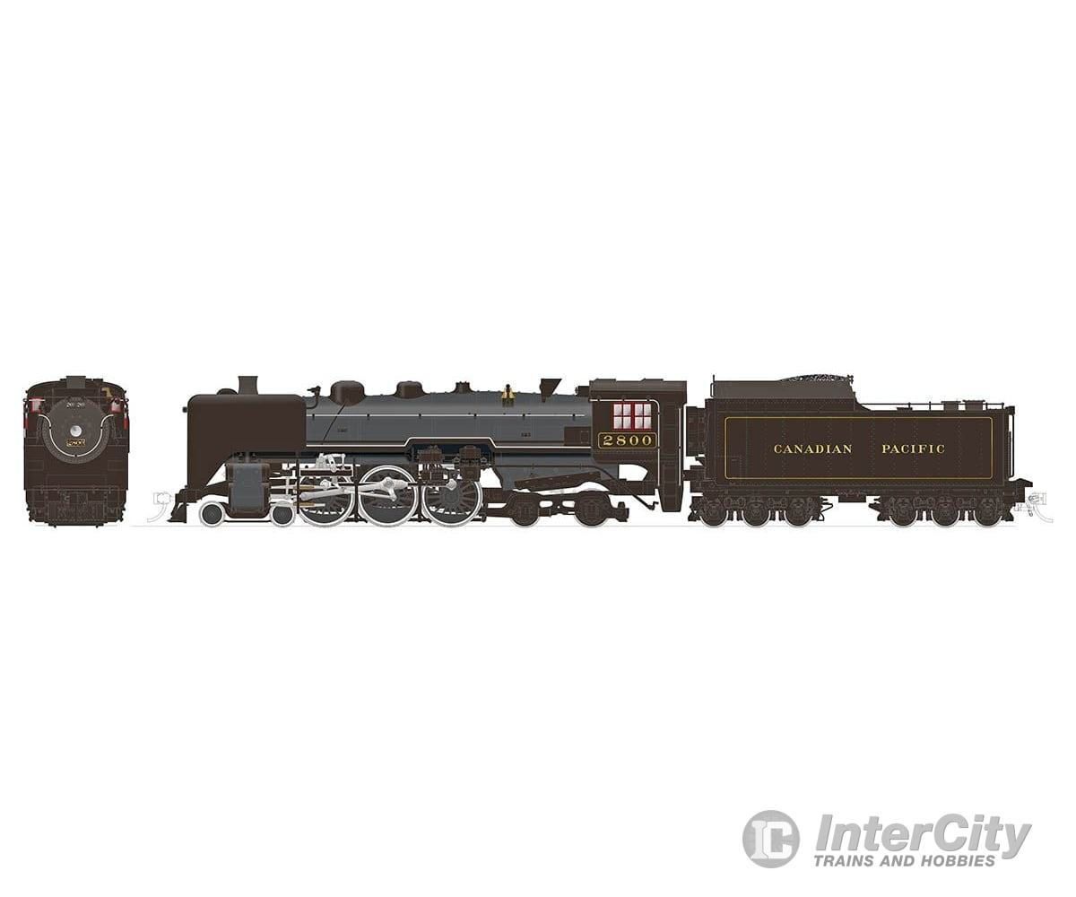 Rapido 601505 Ho H1B 4-6-4 Hudson (Dc/Dcc/Sound): Cpr - As Built: #2816 Locomotive