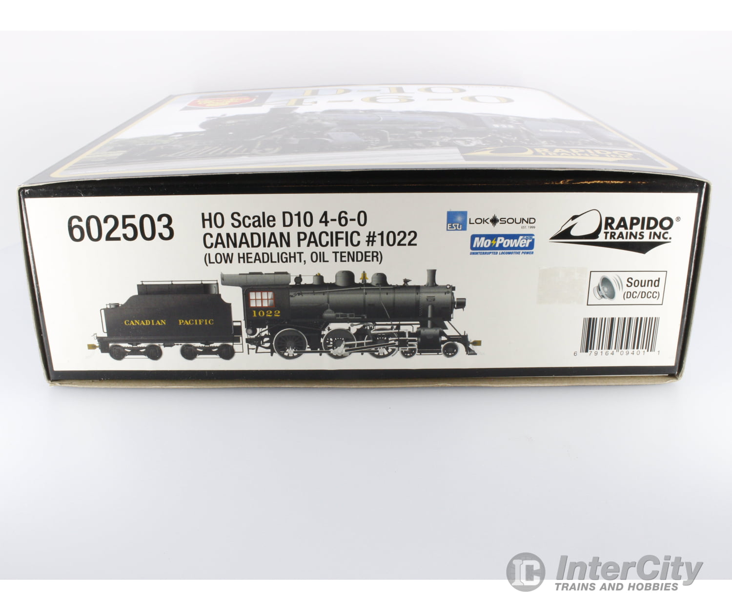 Rapido 602503 Ho Cpr 4-6-0 #1022 Canadian Pacific (Cp) 1022 Dcc & Sound Locomotives