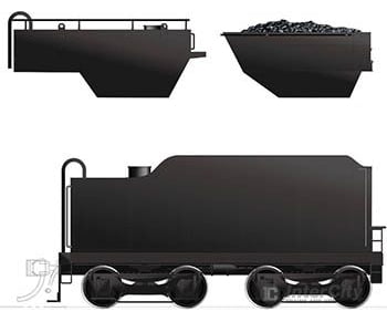 Rapido 603090 Ho Scale Cnr H-6-Style Tender With Wiring Harness (Dcc Ready) Locomotives