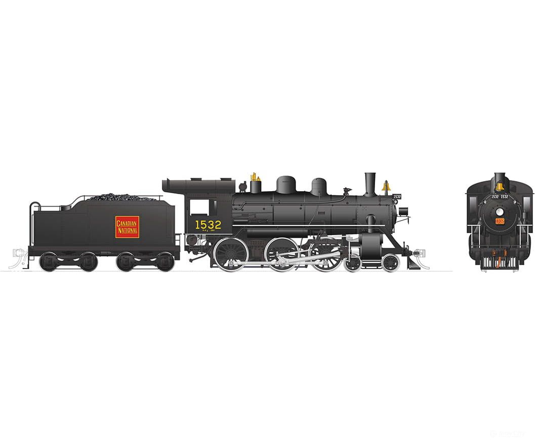 Rapido 603515 Ho Scale H-6-G (Dcc/Sound): Cnr - Straight Wafer #1532 Locomotives