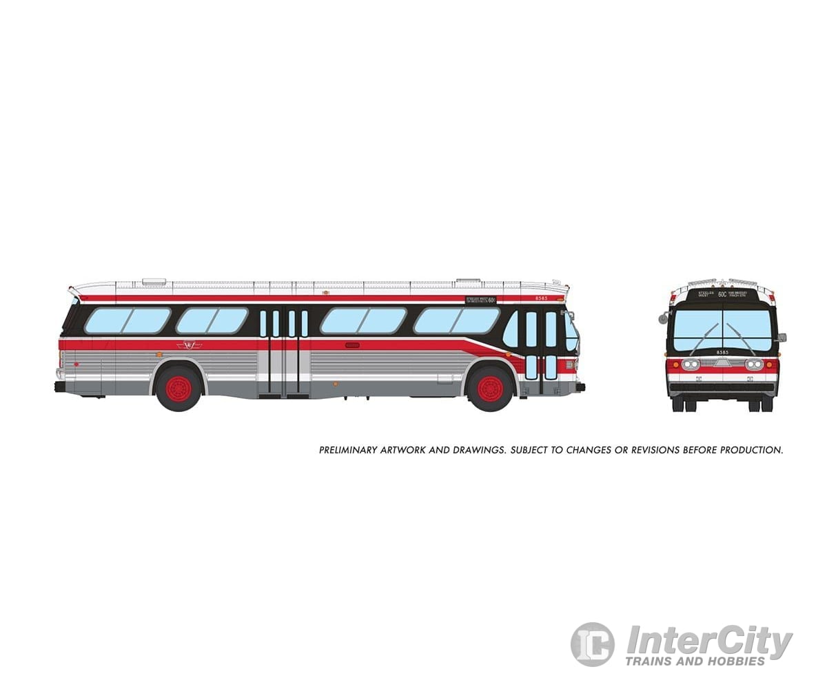 Rapido 751100 Ho 1/87 New Look Bus (Deluxe): Ttc - Clrv Scheme: #8585 Cars & Trucks