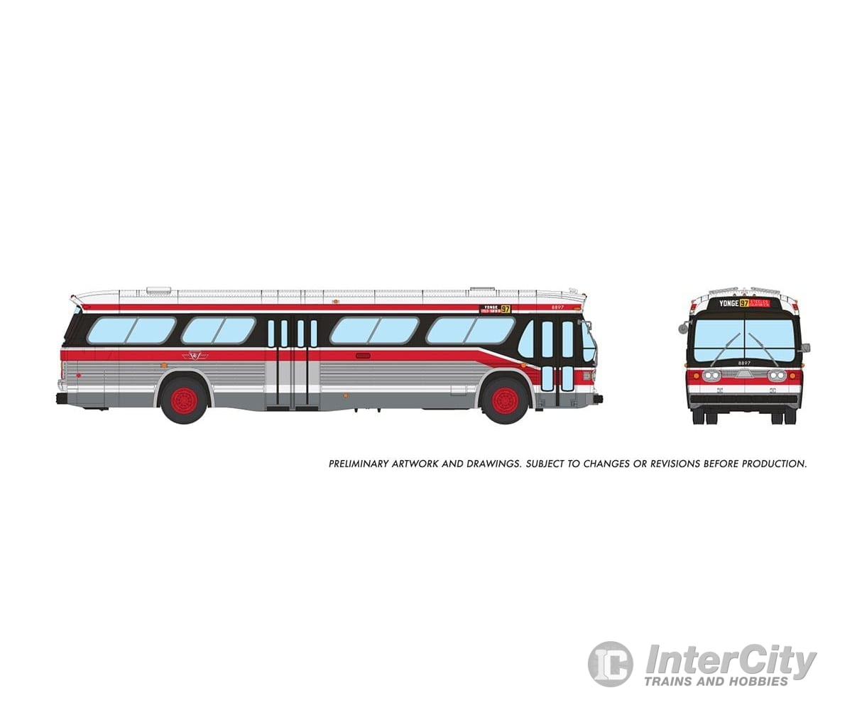 Rapido 751102 Ho 1/87 New Look Bus (Deluxe): Ttc - Clrv Scheme: #8897 Cars & Trucks