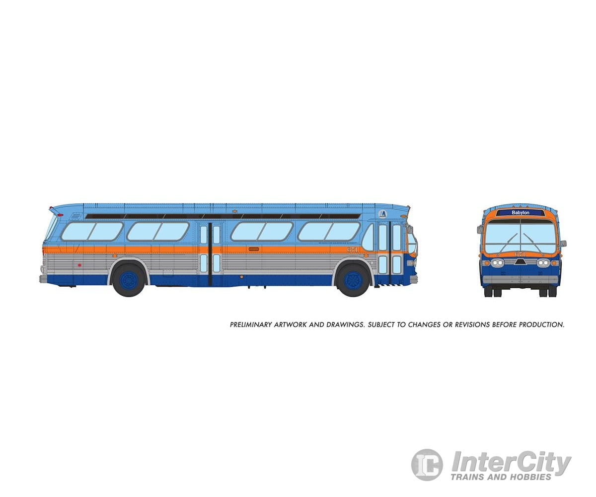 Rapido 753154 Ho 1/87 New Look Bus (Deluxe): Long Island Msba: #671 Cars & Trucks