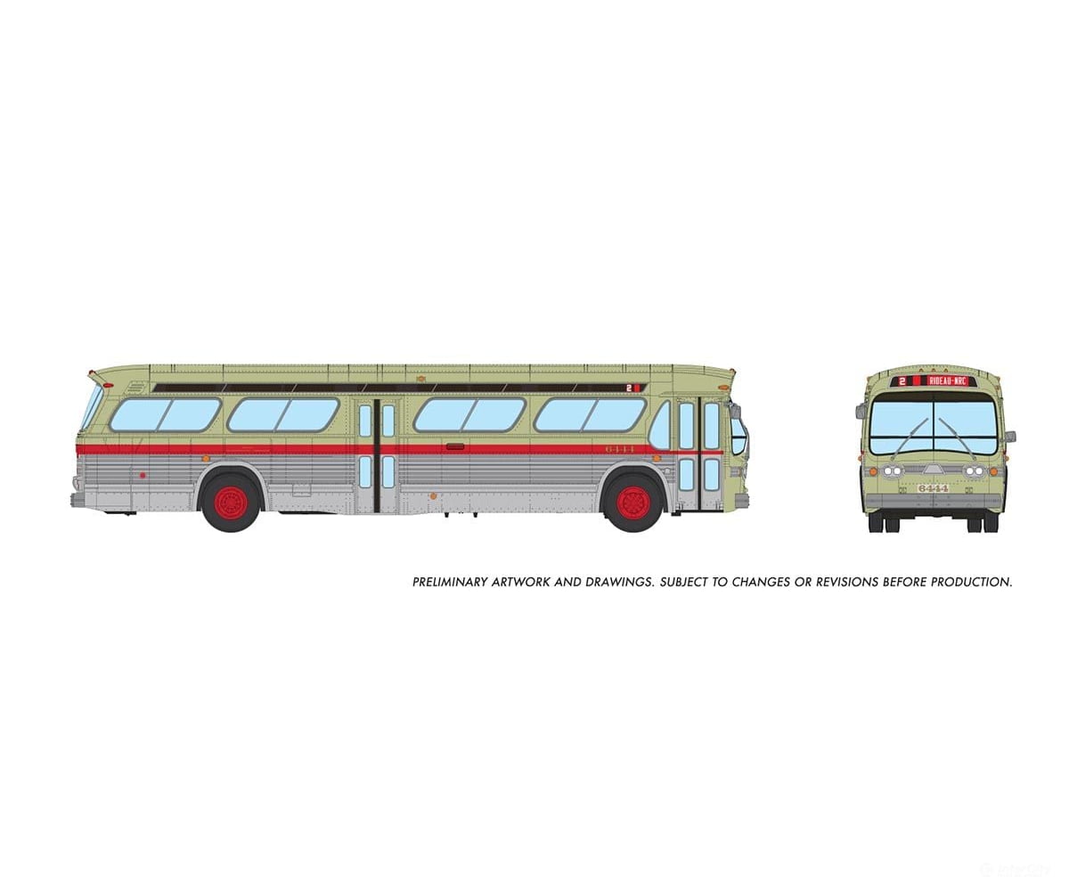 Rapido 753157 Ho 1/87 New Look Bus (Deluxe): Ottawa Otc: #6444 Cars & Trucks
