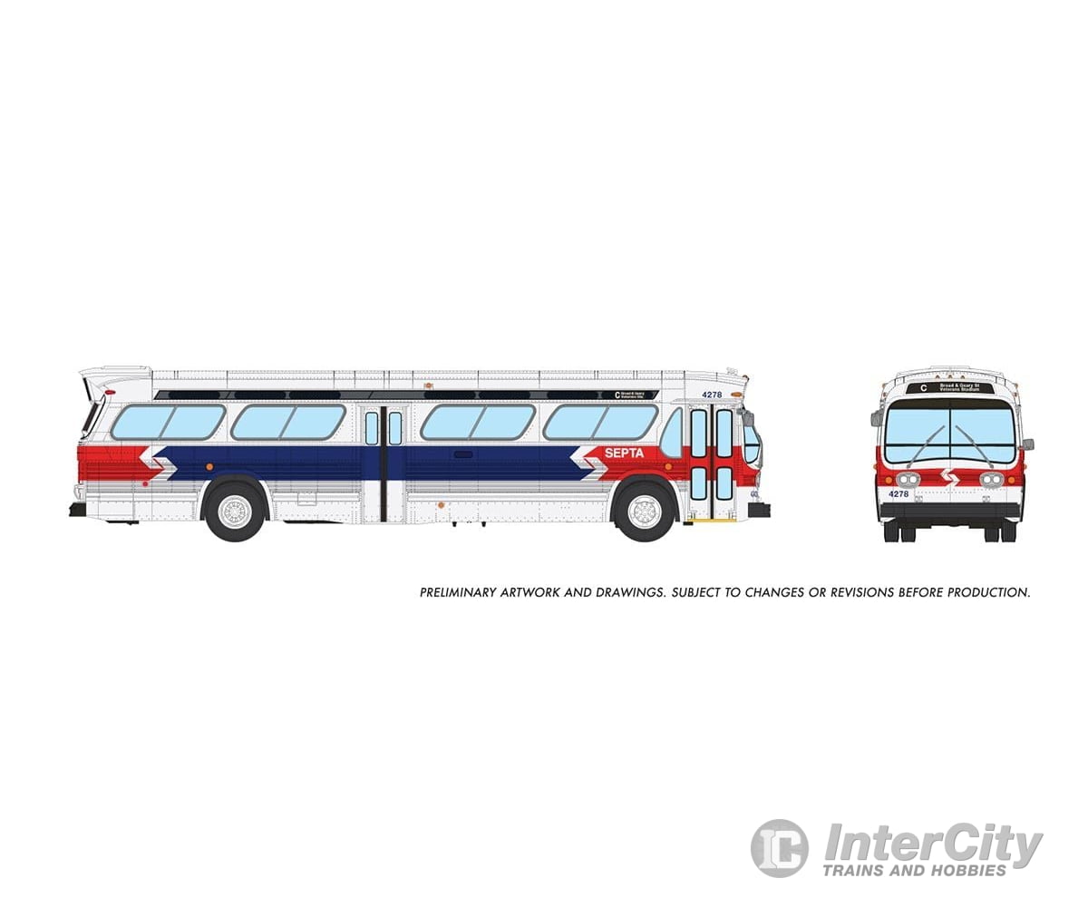 Rapido 753162 Ho 1/87 New Look Bus (Deluxe): Philadelphia Septa - Late: #4278 Cars & Trucks