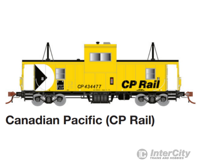 Rapido Ho 110125 Rapido-Ho-#110125 Cp Angus Shops Caboose - Canadian Pacific #434477 Freight Cars