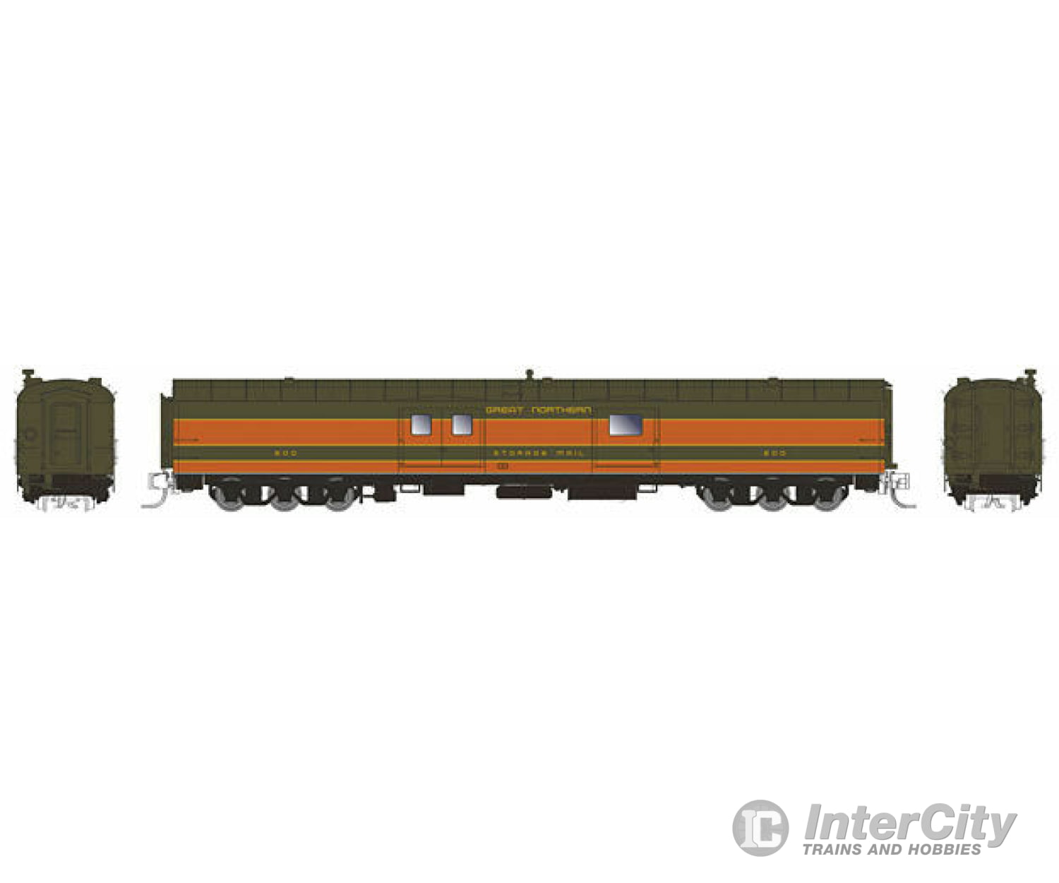 Rapido N 506029 73 Smooth Side Baggage-Express W/41-Bn0-11 - Ready To Run Panorama Line -- Great