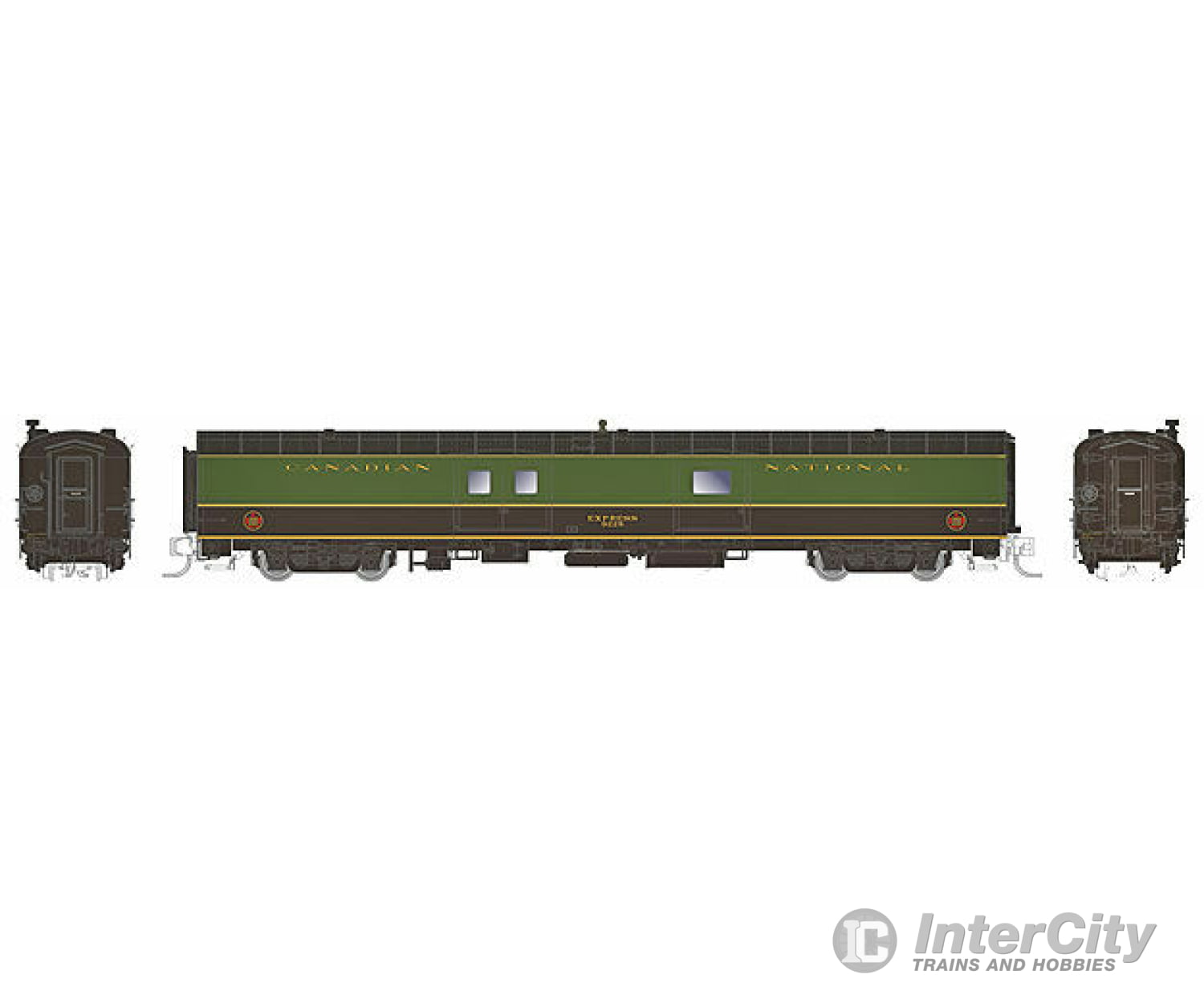 Rapido N 506511 73 Smooth Side Baggage-Express W/41-Bn0-11 - Ready To Run Panorama Line -- Canadian