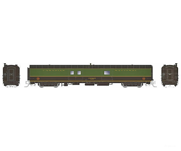 Rapido N 506511 73 Smooth Side Baggage-Express W/41-Bn0-11 - Ready To Run Panorama Line -- Canadian