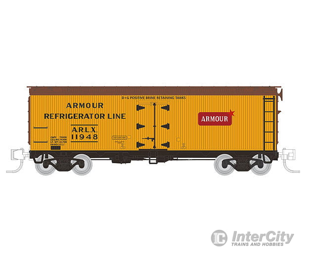 Rapido N 521003 Garx 37 Meat Reefer -Armour Freight Cars