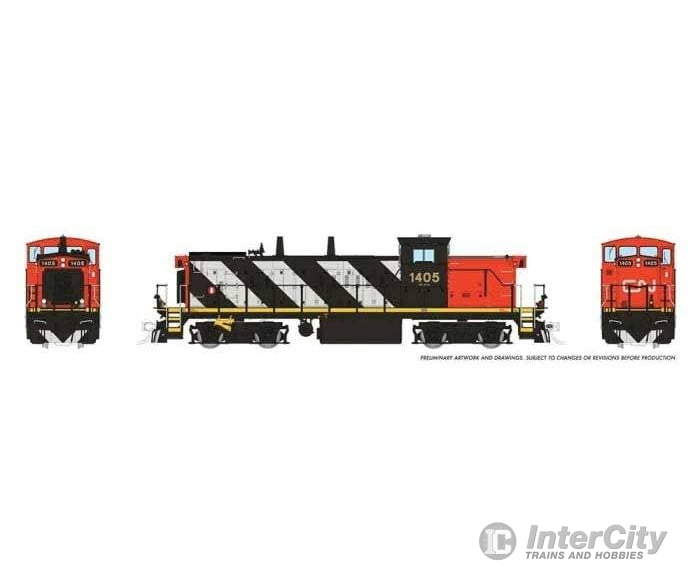 Rapido Trains HO 10563 GMD-1 4-Axle Version - ESU LokSound 5 Sound and DCC - Canadian National #1422 (Stripe Scheme