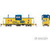 Rapido Trains Ho 110142 Cp Angus Shops Caboose - Ready To Run -- Ontario Northland 122 (Yellow Blue