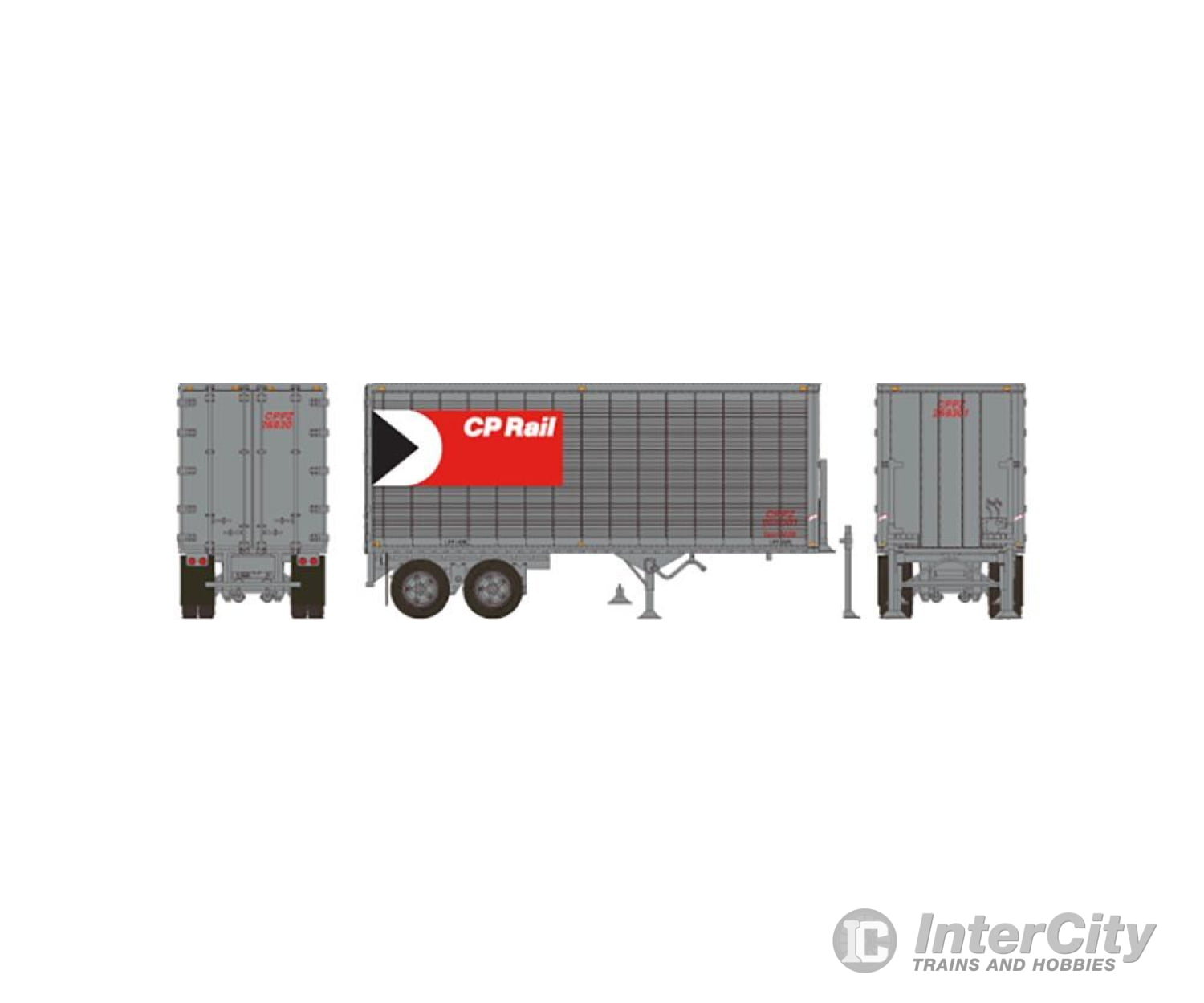 Rapido Trains Ho 403070 26’ Can - Car Dry Van Trailer - Assembled - - Canadian Pacific #268301