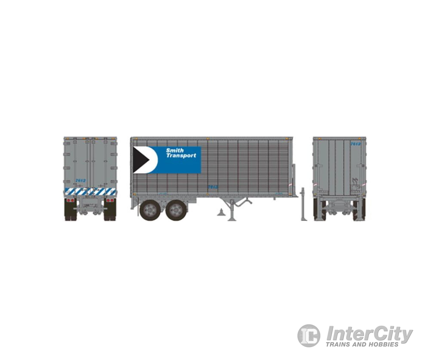 Rapido Trains Ho 403076 26’ Can - Car Dry Van Trailer - Assembled - - Smith Transport #7612