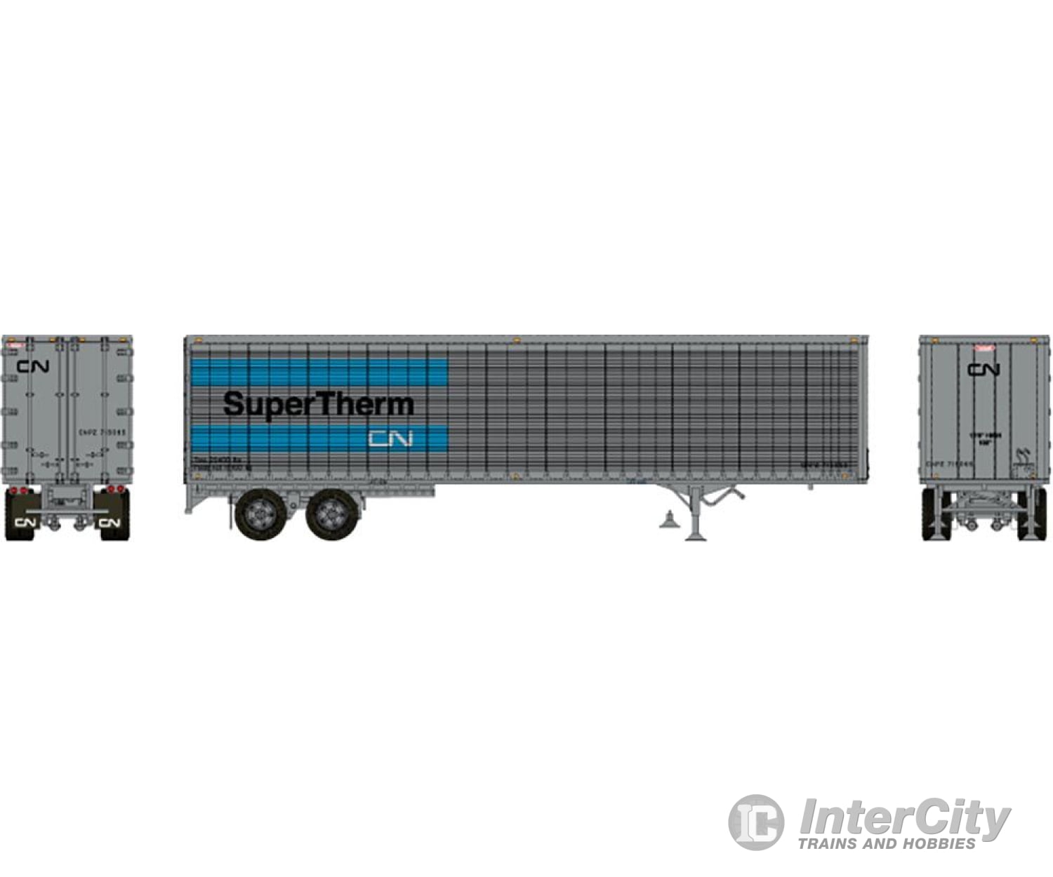 Rapido Trains Ho 403101 45’ Trailmobile Dry Van Trailer - Assembled - - Cn Supertherm #715070