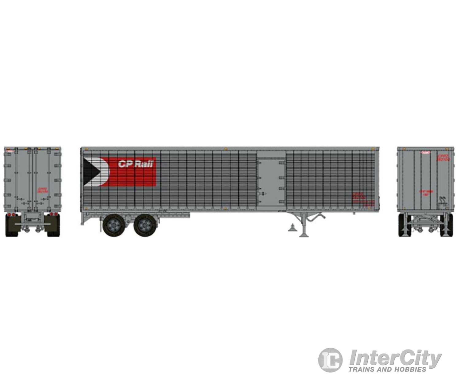Rapido Trains Ho 403114 45’ Trailmobile Dry Van Trailer With Side Door - Assembled - - Canadian
