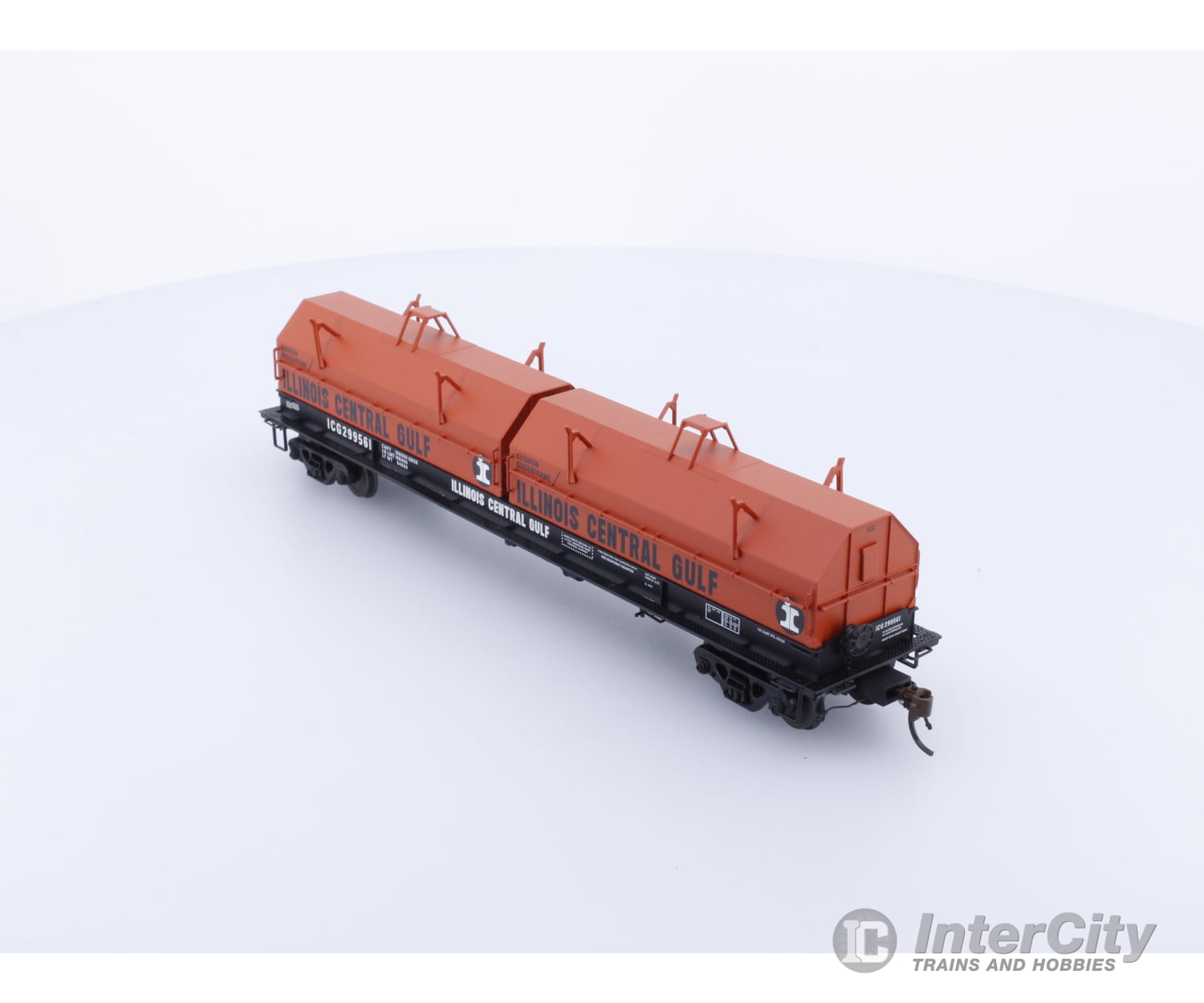 Red Caboose RR-32533-1 HO 100 Ton Evans Coil Car Illinois Central (IC) 299561 Freight Cars