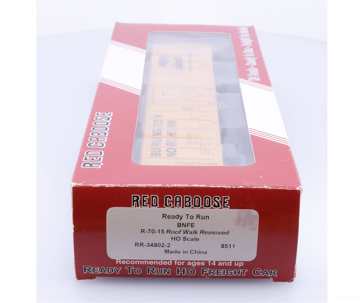 Red Caboose RR-34802-2 HO 50’ Plug Door Box Car Burlington Northern Fruit Express (BNFE) 8511 - Freight Cars