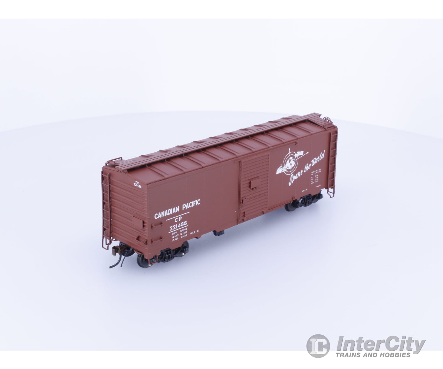 Red Caboose RR-38009-16 HO 40’ 1937 AAR Single Door Boxcar Canadian Pacific (CP) 221488 Freight Cars