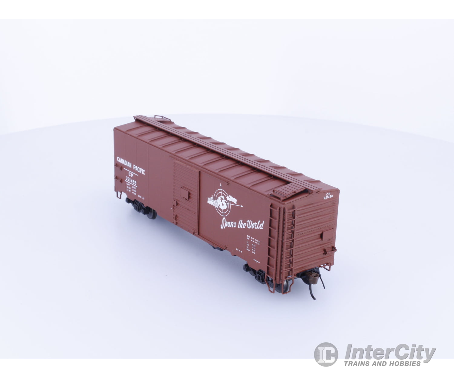 Red Caboose RR-38009-16 HO 40’ 1937 AAR Single Door Boxcar Canadian Pacific (CP) 221488 Freight Cars