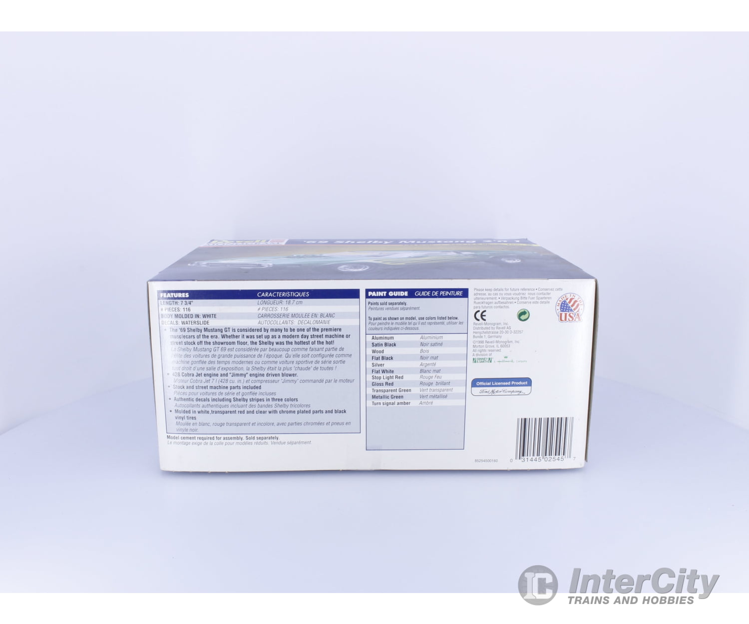 Revell 85-2545 G 1969 Ford Shelby Mustang 2’n1 Plastic Model Kit 1/25 (#2) Plastic Car Model Kits