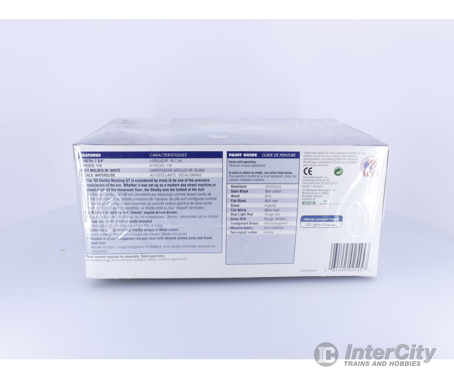 Revell 85-2545 G 1969 Ford Shelby Mustang 2’n1 Plastic Model Kit 1/25 Plastic Car Model Kits