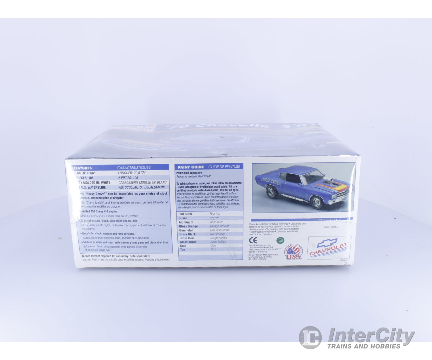 Revell 85-2715 G 1970 Chevrolet Chevelle 3’n1 Plastic Model Kit 1/25 Plastic Car Model Kits