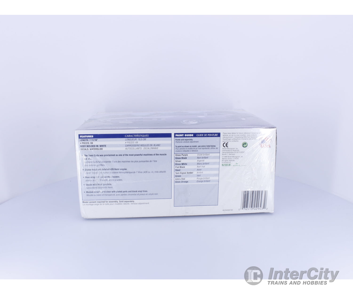 Revell 85-2943 G 1971 Hemi Cuda Plastic Model Kit 1/25 Plastic Car Model Kits