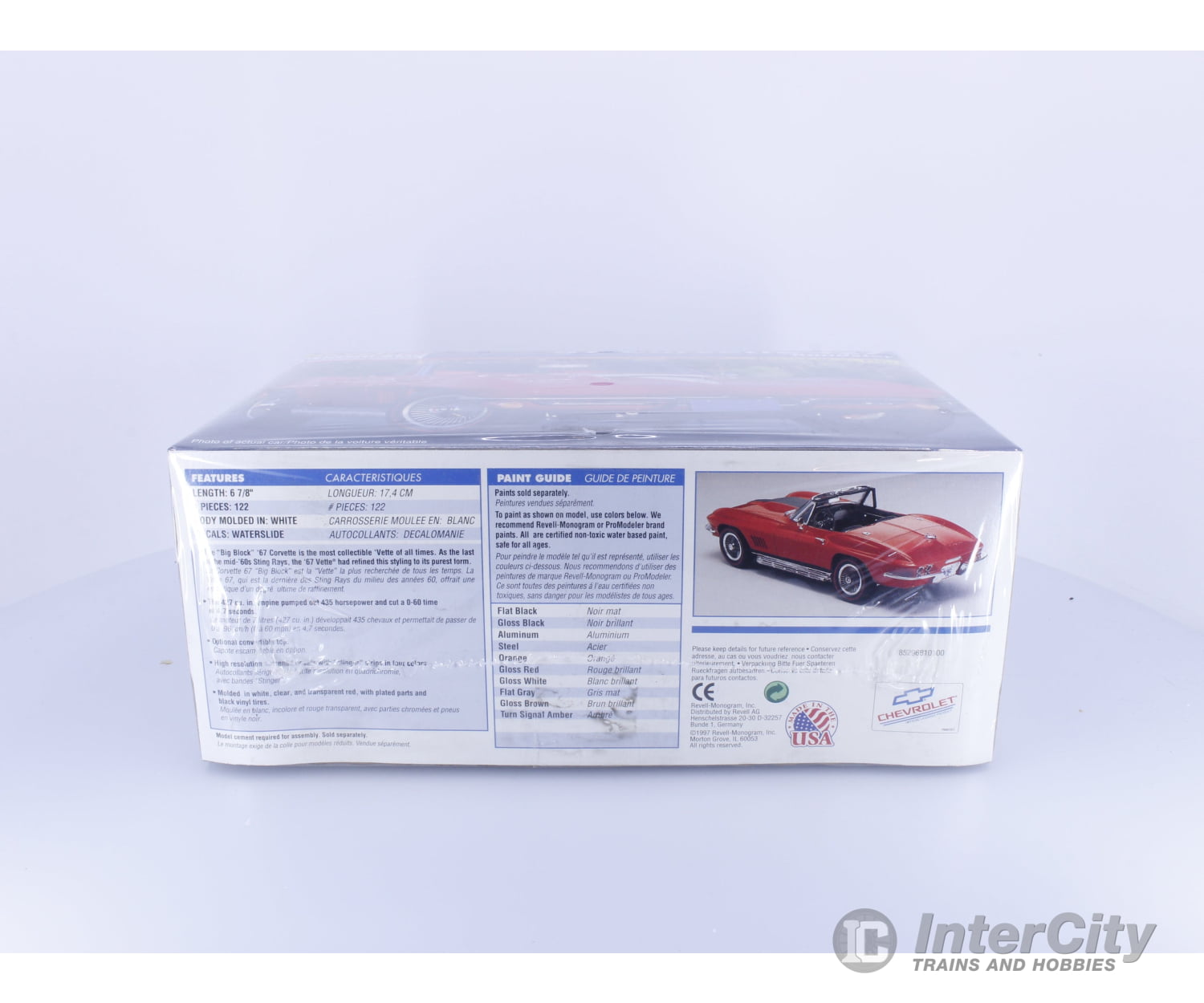 Revell 85-2968 G 1967 Chevrolet Corvette 427 Roadster Plastic Model Kit 1/25 Plastic Car Model Kits