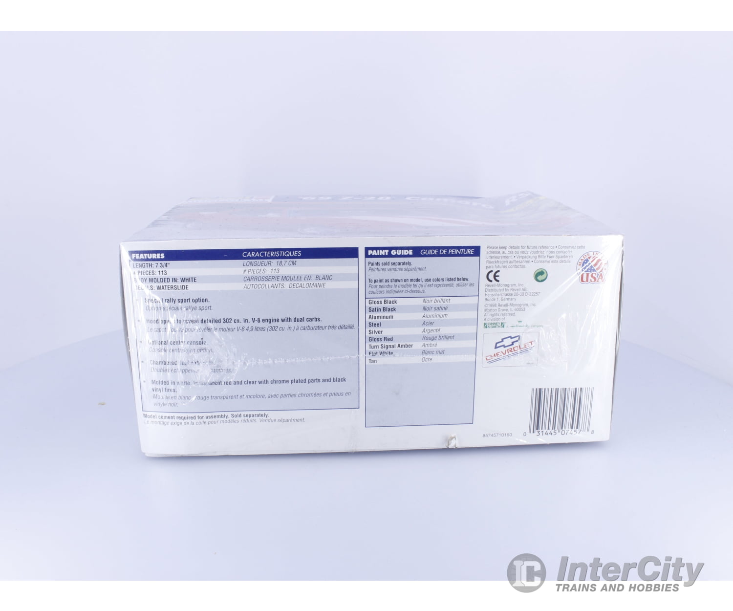 Revell 85-7457 G 1969 Z-28 Chevrolet Camaro RS Plastic Model Kit 1/25 Plastic Car Model Kits