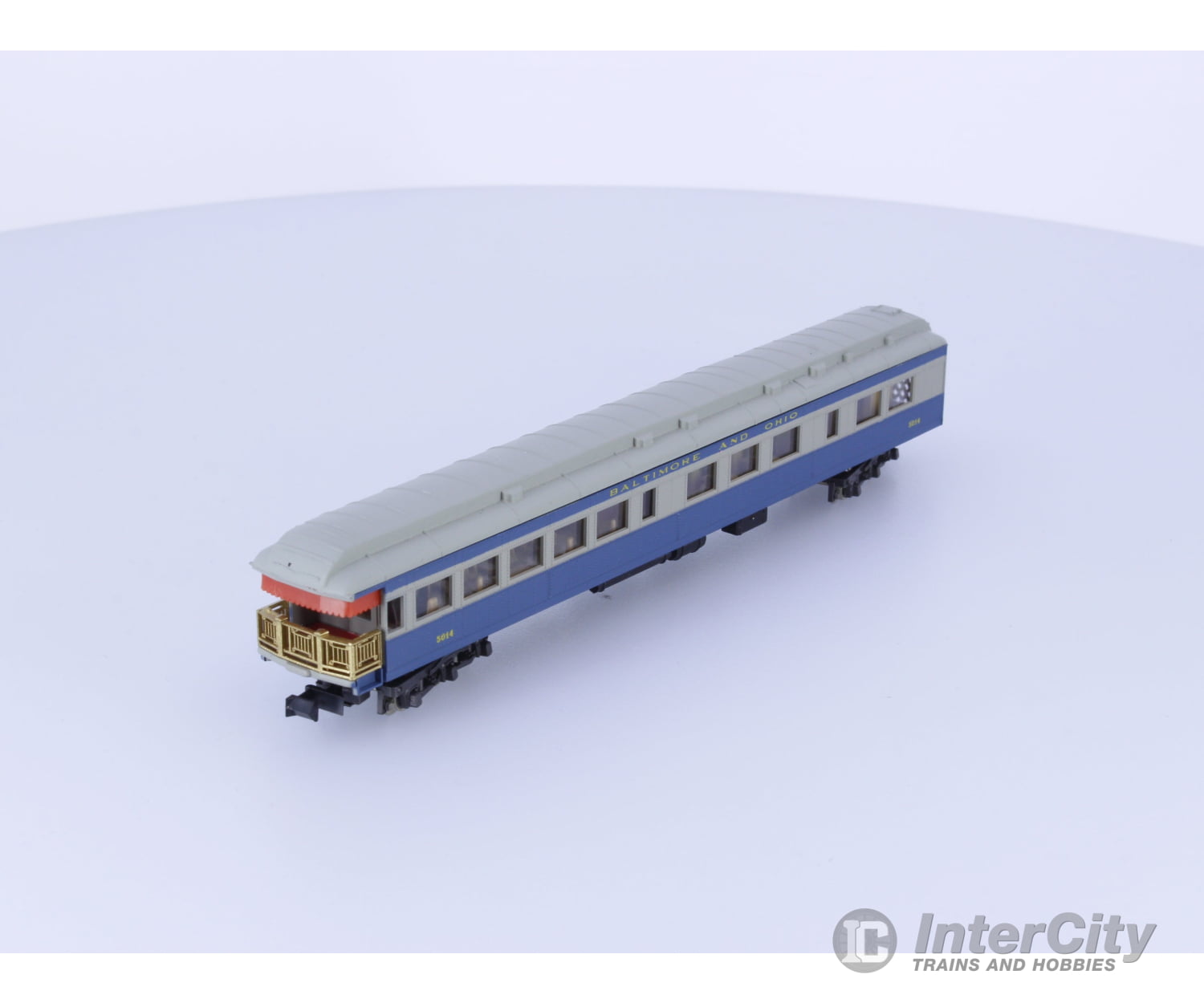 Rivarossi 2614 N Observation Car Baltimore and Ohio (BO) 5014 (#1) Passenger Cars