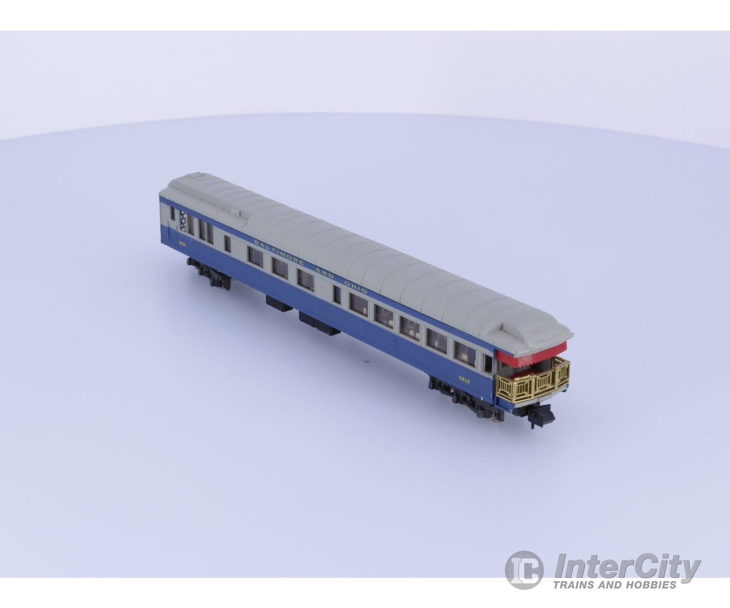 Rivarossi 2614 N Observation Car Baltimore and Ohio (BO) 5014 (#2) Passenger Cars