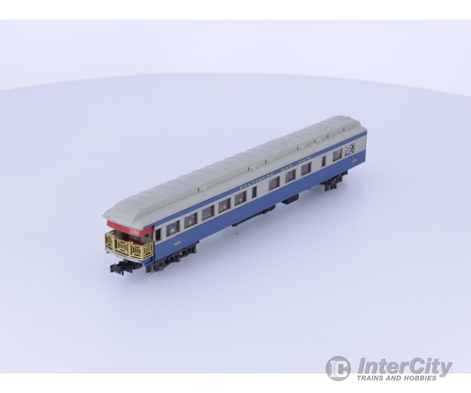 Rivarossi 2614 N Observation Car Baltimore and Ohio (BO) 5014 (#2) Passenger Cars