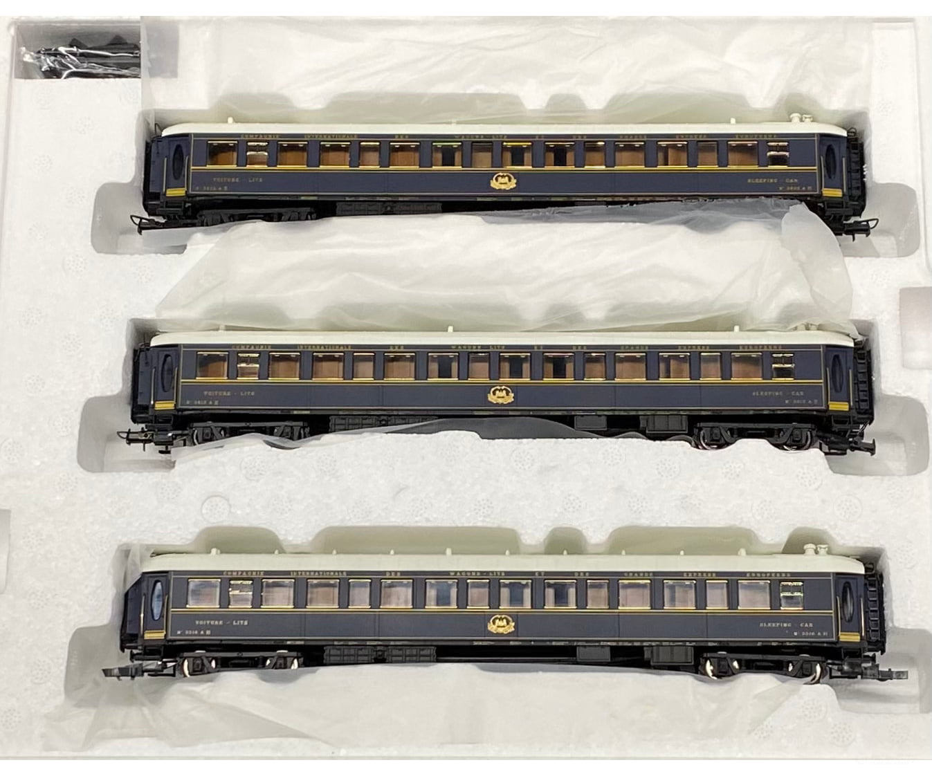 Rivarossi HR4089 HO OBB Ostende-Vienna-Express Carrozze Letti Set of 3 3516,3513,3502 European Passenger Cars
