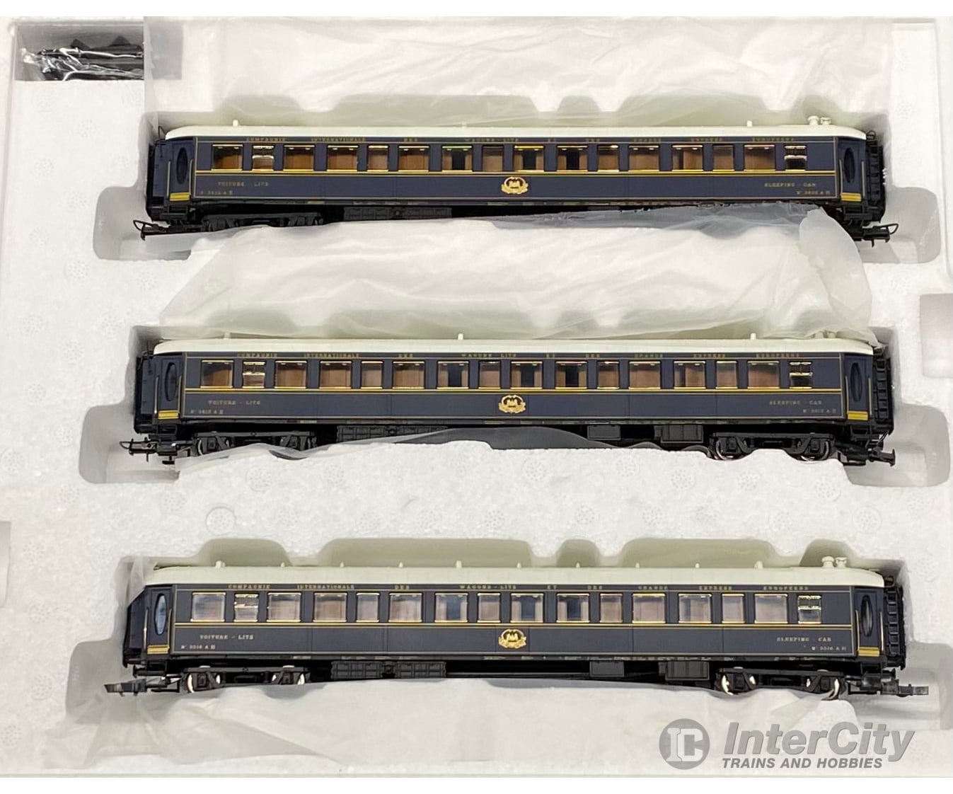 Rivarossi HR4089 HO OBB Ostende-Vienna-Express Carrozze Letti Set of 3 3516,3513,3502 European Passenger Cars