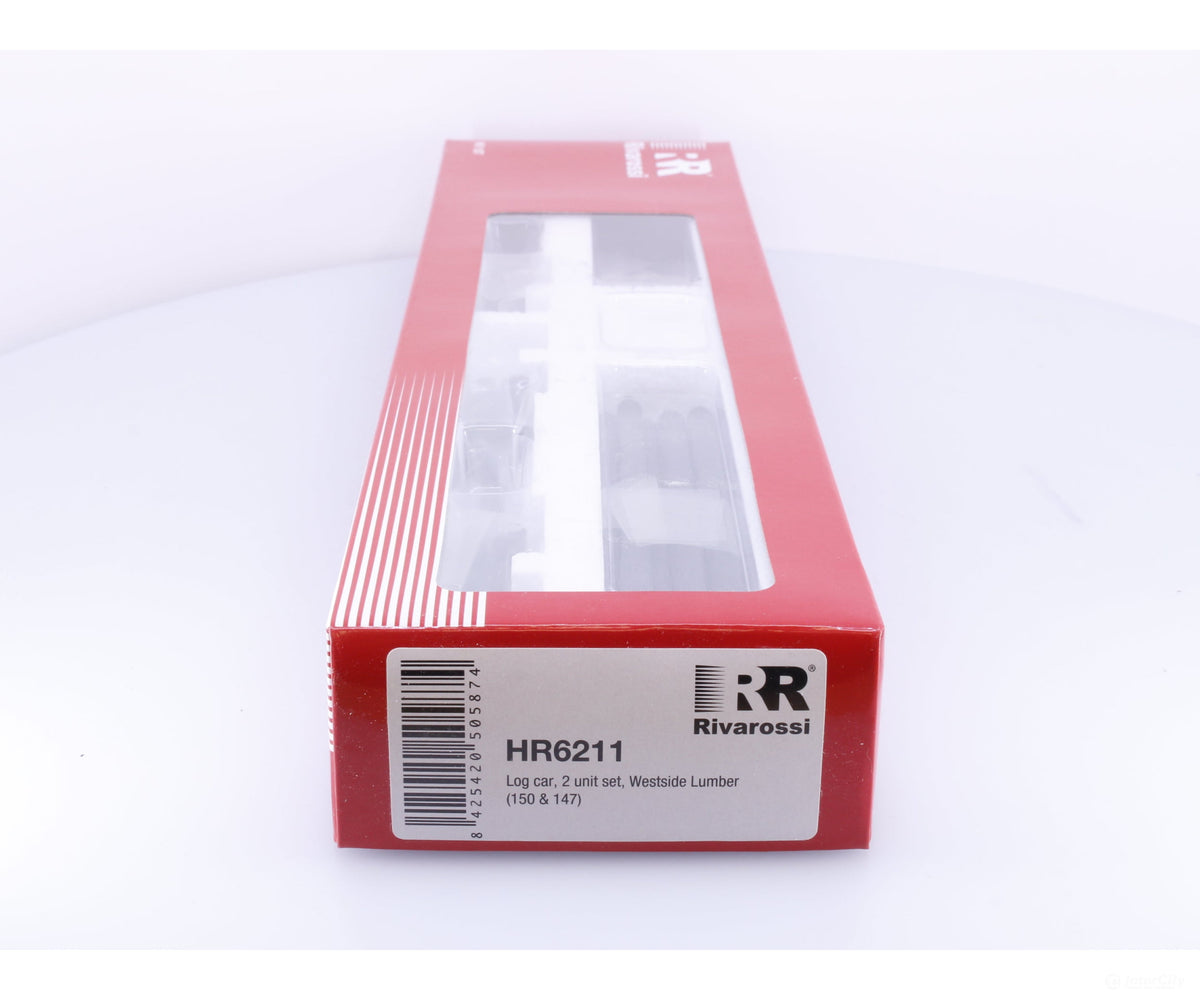 Rivarossi HR6211 HO Log Car 2 Unit Set Westside Lumber 150/147 - Freight Cars