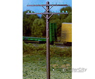 Rix Products 35 Railroad Telelphone Crossarms Only - Clear Plastic -- Set Of 36; Fits 628-30 Or 40