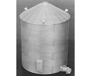 Rix Products 304 Grain Bin W/30-Degree Peaked Top -- Scale Height: 33 10.1M Structures