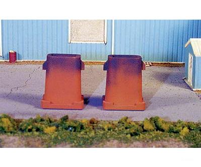 Rix Products 602 Ingot Molds W/Stools -- Pkg(2) Scenery Details