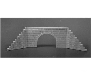 Rix Products 652 Culvert -- Large Cut Stone With Wings Scenery Details