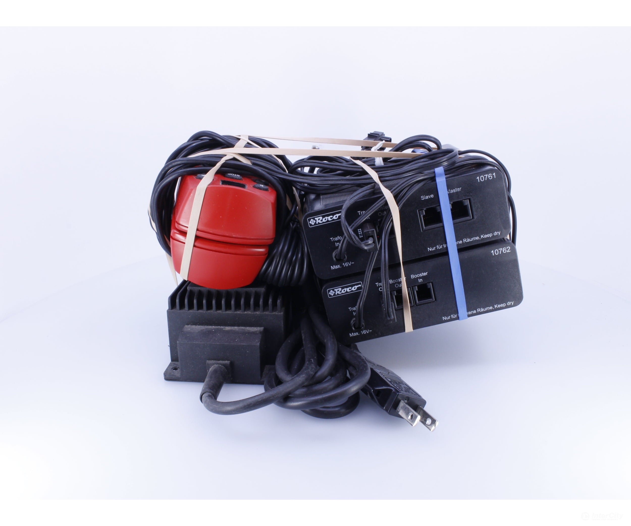 Roco 10761/62 HO Complete DCC Control System with 2 Handheld Maus Command Stations & Expansion
