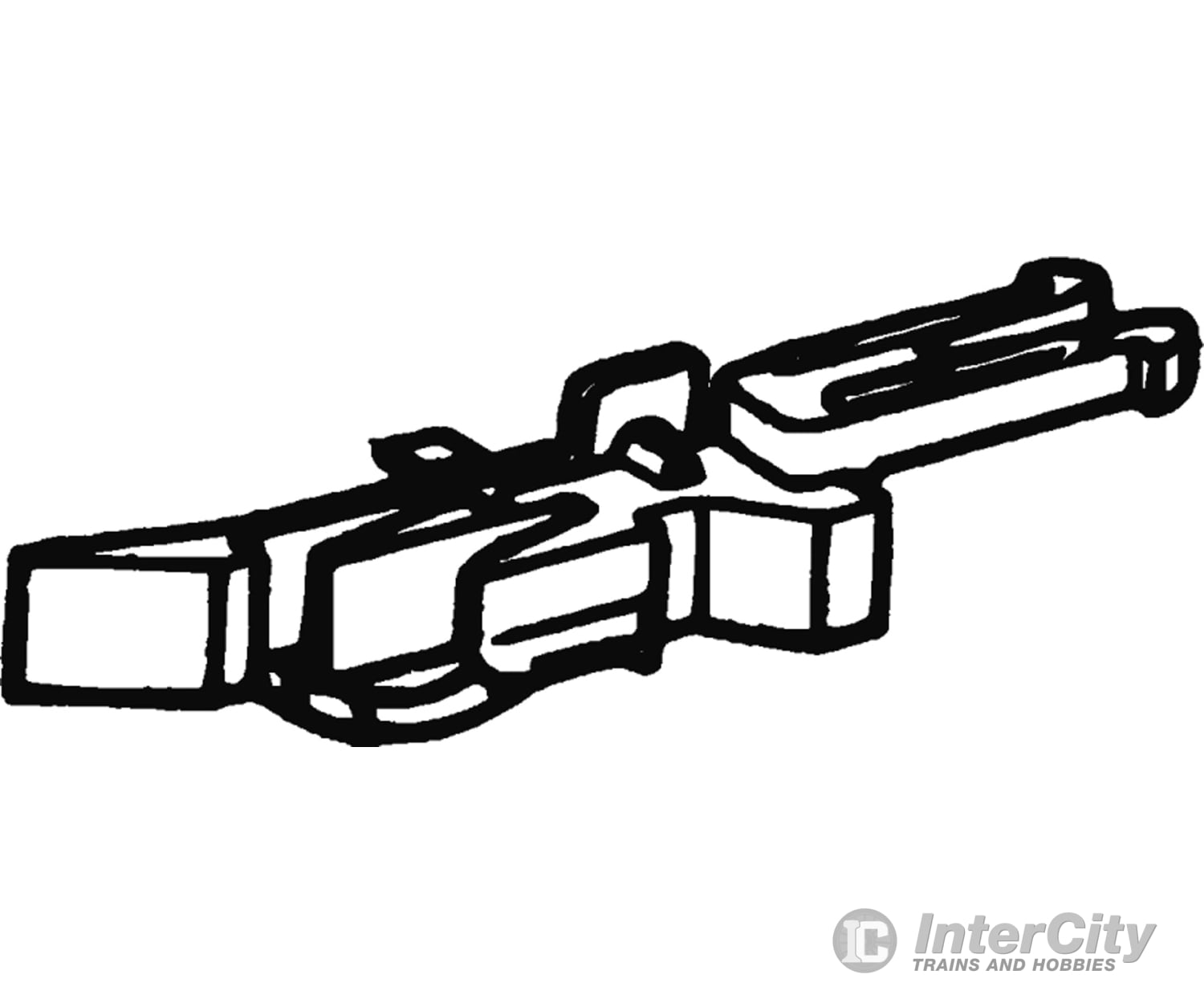 Roco 40270 HO Close-coupling heads with advanced uncoupler tab - 4 pcs Parts