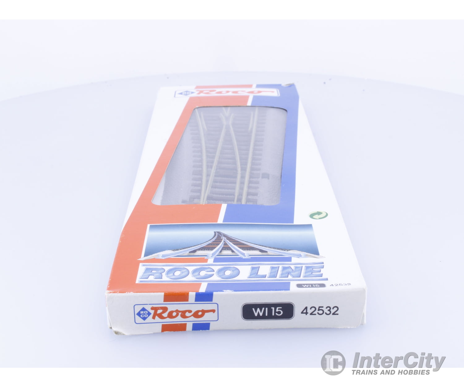 Roco 42532 HO Left Hand Manual Turnout (#3) Track & Turnouts