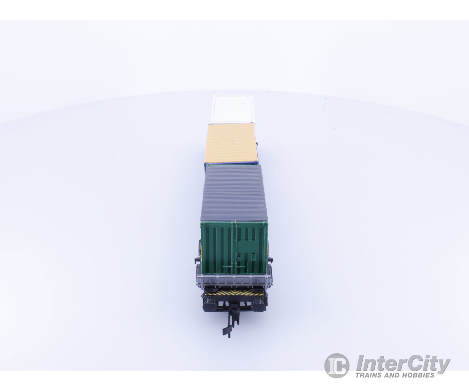 Roco 4357 HO DB Flat Deck with 3 Containers European Freight Cars