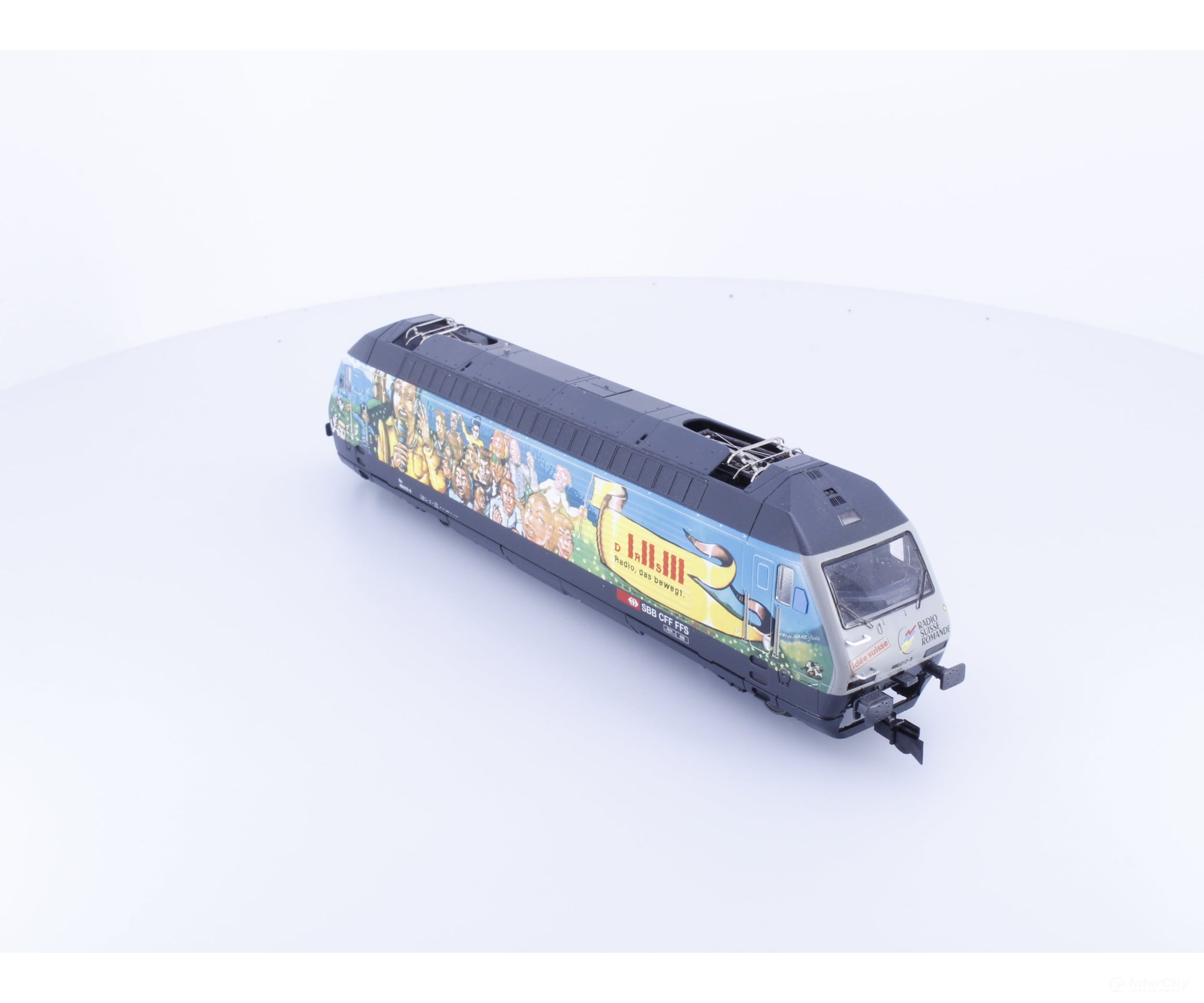 Roco 43655DRS HO SBB-CFF-FFS Re 460 Radio Suisse Romande E-Lok 012-8 DCC European Locomotives