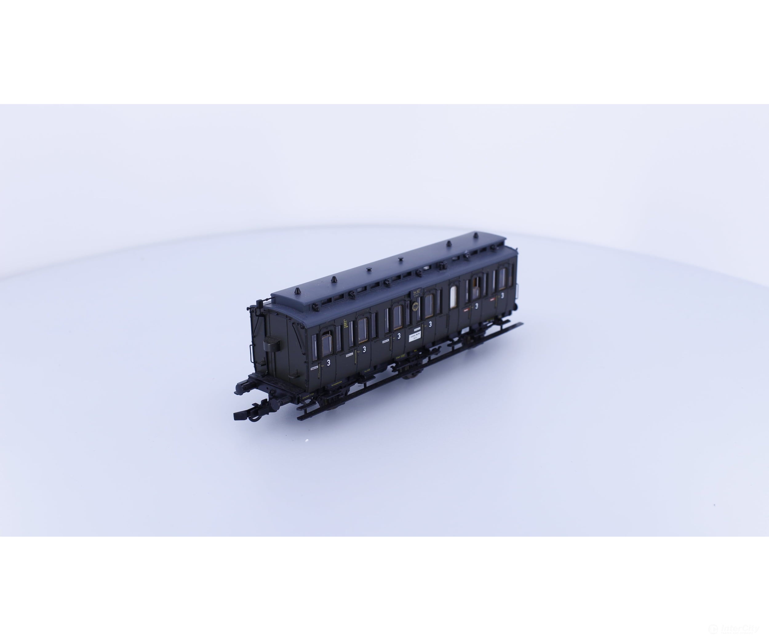 Roco 44511 HO DB 3rd Class Passenger Car of the Royal Prussian State Railway 54827 European Passenger Cars