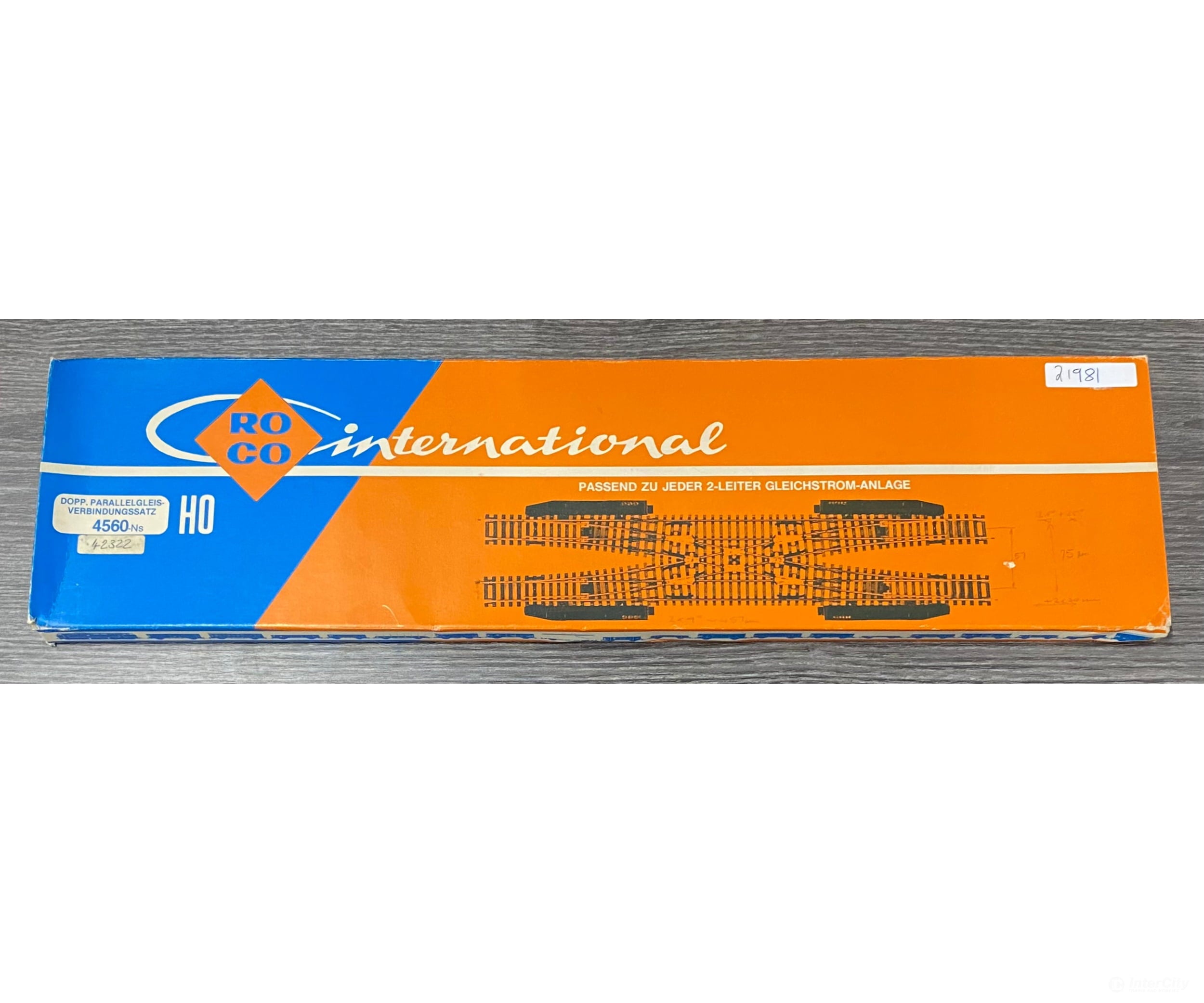 Roco 4560 NS HO Parallel Double Slip Switch Track & Turnouts